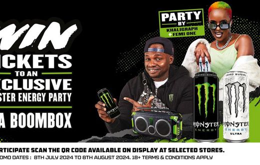 Monster Energy announced fan exclusive Khaligraph Jones & Femi One party