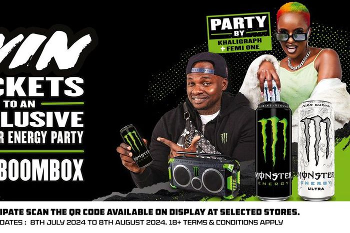 Monster Energy announced fan exclusive Khaligraph Jones & Femi One party