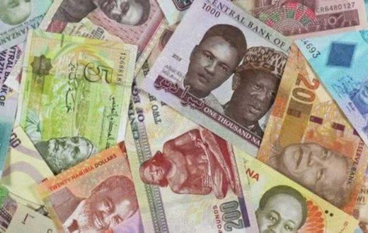 Top 10 African nations in 2023 with the weakest currency exchange rates