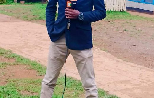Citizen TV reporter Gregory Murithi