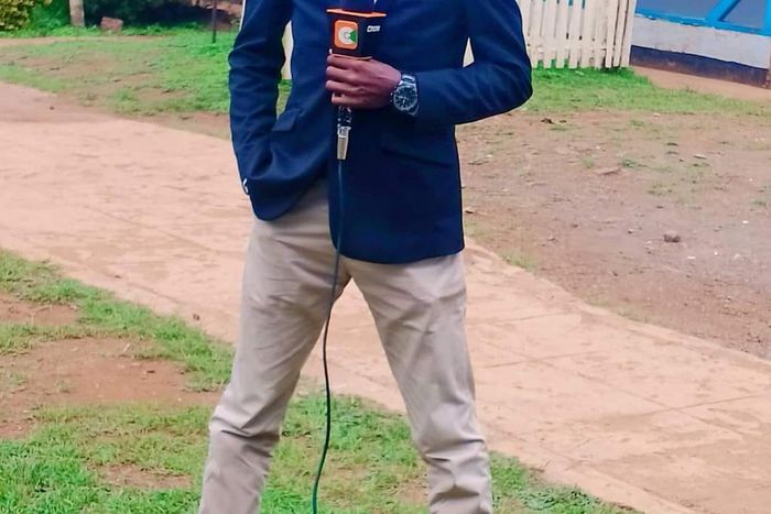 Citizen TV reporter Gregory Murithi