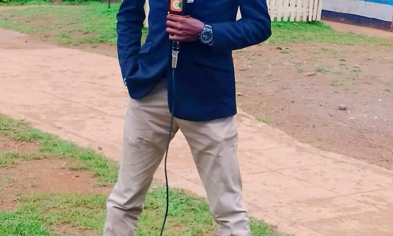 Citizen TV reporter Gregory Murithi