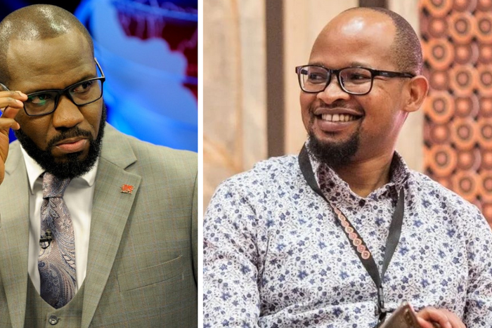 A collage of James Smart and Oliver Mathenge