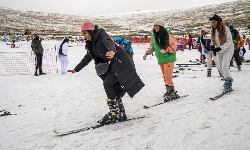 Snow in Lesotho [Bloomberg]