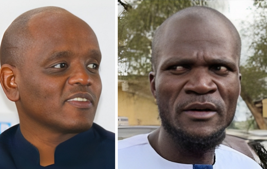 A collage of Dennis Itumbi and Nuru Okang'a