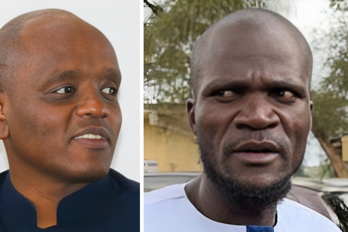 A collage of Dennis Itumbi and Nuru Okang'a