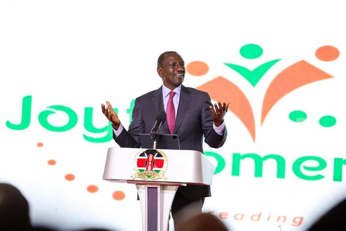President William Ruto during the 14th Anniversary of the Joyful Women Organisation, Kasarani, Nairobi County