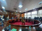 Russian Foreign Minister Sergey Lavrov met with Parliament leaders in Nairobi, on May 29, 2023