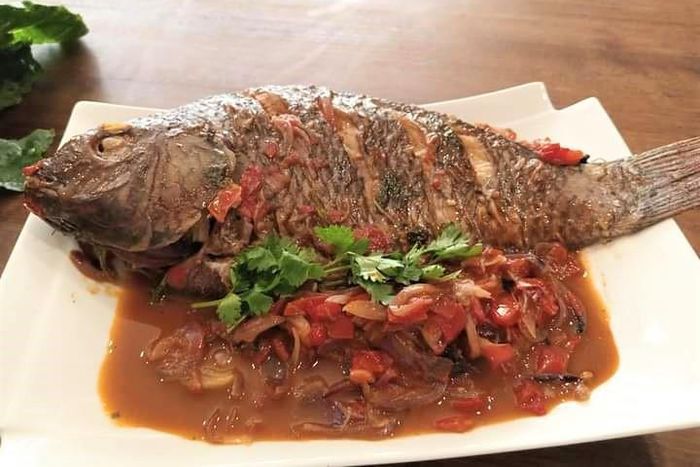 Recipe with a Pulselive Twist: Fried Whole Tilapia with dhania and chilies