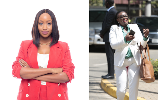 Media personality Janet Mbugua shows solidarity with Senator Gloria Orwoba's cause on menstrual health policy reforms