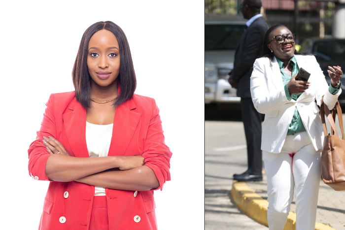 Media personality Janet Mbugua shows solidarity with Senator Gloria Orwoba's cause on menstrual health policy reforms