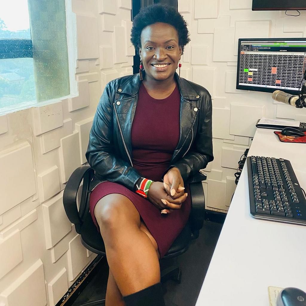 Former Gukena FM radio presenter and digital content creator, Wangari Nguri, widely known as Auntie Jemimah