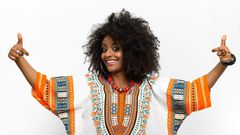 Happy woman (African Liberty)