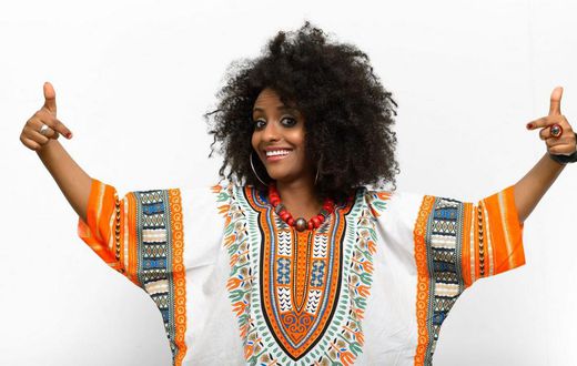 Happy woman (African Liberty)