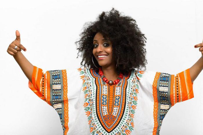 Happy woman (African Liberty)