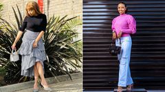 A collage image of actors Bridget Shighadi & Brenda Wairimu