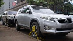 A vehicle parked in Nairobi