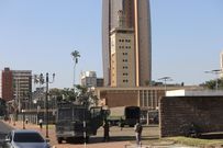 Heavy police presence within Parliament