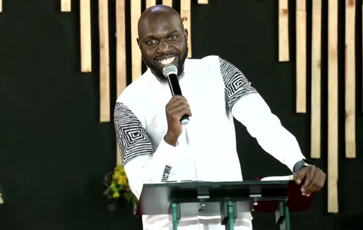 Larry Madowo during the memorial service for the late Jahmby Koikai