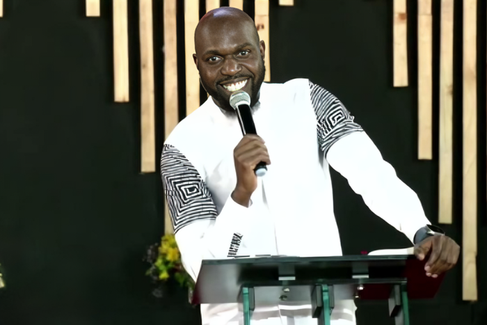 Larry Madowo during the memorial service for the late Jahmby Koikai