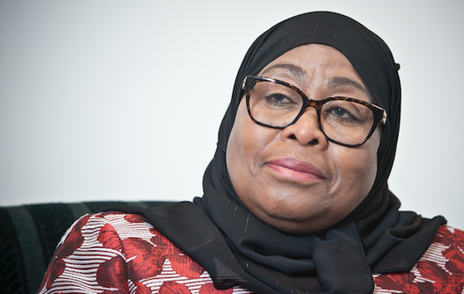 President Samia Suluhu Hassan of Tanzania (Image Source: Vincent Fournier for JAMG)