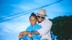 Diamond Platnumz and her daughter Princess Tiffah