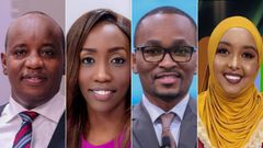 RMS Editorial Director Linus Kaikai, Managing Editor (Swahili) Jamila Mohamed, Senior news anchor, and Business News Editor Yvonne Okwara and news anchor Sam Gituku