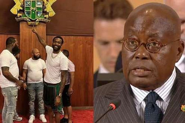 Meek Mill declares President Akufo-Addo his G.O.A.T politician