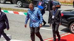 HE (Rtd) Uhuru Kenyatta at the 11th Summit of the Regional Oversight Mechanism of Peace, Security and Cooperation framework for DRC on May 6, 2023