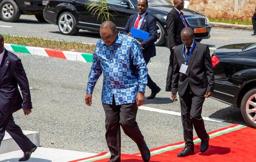HE (Rtd) Uhuru Kenyatta at the 11th Summit of the Regional Oversight Mechanism of Peace, Security and Cooperation framework for DRC on May 6, 2023