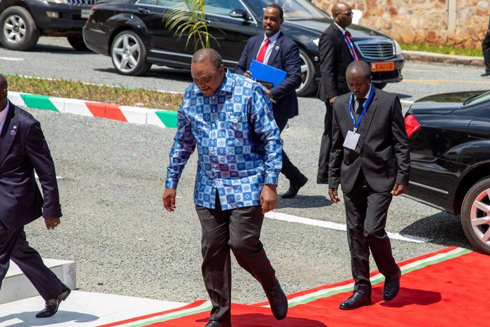 HE (Rtd) Uhuru Kenyatta at the 11th Summit of the Regional Oversight Mechanism of Peace, Security and Cooperation framework for DRC on May 6, 2023
