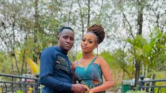 Nicholas Kioko and girlfriend Ashley Wambo