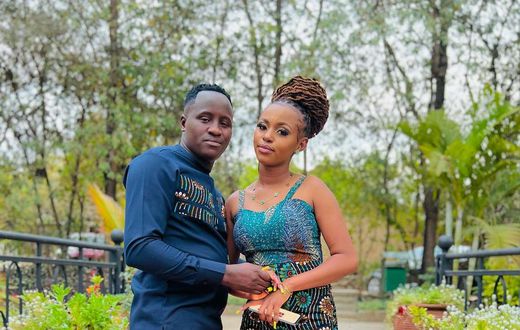 Nicholas Kioko and girlfriend Ashley Wambo