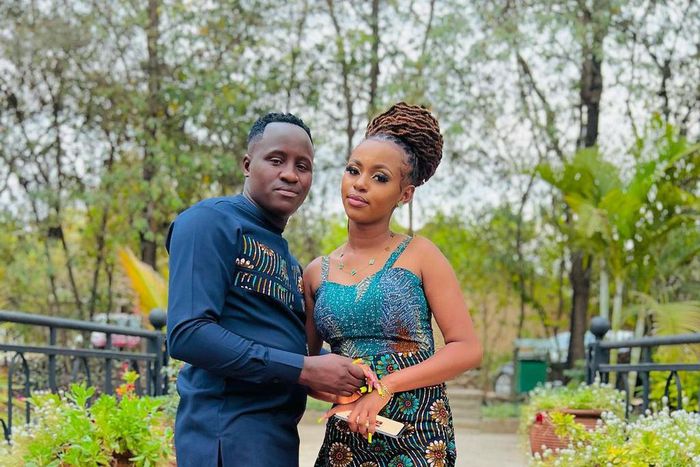 Nicholas Kioko and girlfriend Ashley Wambo