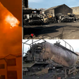 Images of an explosion that occurred in Embakasi, Nairobi on February 1, 2023