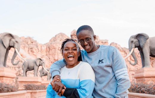 Celebrity couple of Celestine Ndinda and Timothy Kimani popularly known as Wakavinye and Njugush respectively