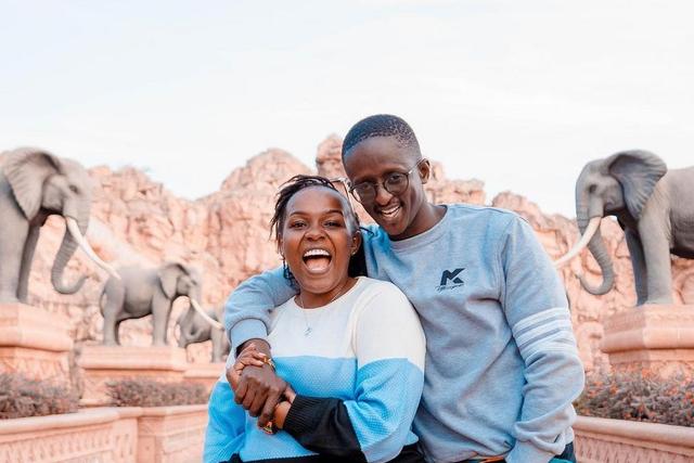 Celebrity couple of Celestine Ndinda and Timothy Kimani popularly known as Wakavinye and Njugush respectively