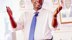 Deputy President Rigathi Gachagua speaking at Muranga University of Technology