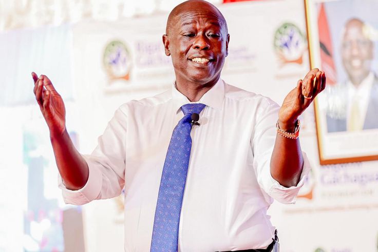 Deputy President Rigathi Gachagua speaking at Muranga University of Technology