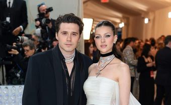 Brooklyn Beckham and Nicola Peltz attend the 2023 Met Gala.Dimitrios Kambouris/Getty Images