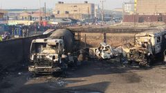 The aftermath of the Embakasi fire tragedy