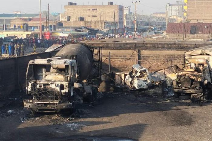 The aftermath of the Embakasi fire tragedy