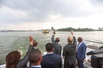 President William Ruto on a visit to GCA's floating headquarters in Netherlands