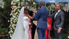 June Ruto and Alexander Ezenagu exchange vows at their wedding