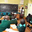 A group of lower primary pupils during a past lesson at Kawangware Primary School