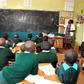 A group of lower primary pupils during a past lesson at Kawangware Primary School