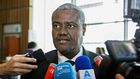 AU Commisioner Moussa Faki, pictured on January 31, 2017 in Addis Ababa, criticised member states for a lack of solidarity to combat famine and drought, with the situation set to worsen as the rainy season ends