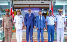 Newly appointed Chief of the Defence Forces, Charles Muriu Kahariri alongside Defence Ministry leadership and other military leaders