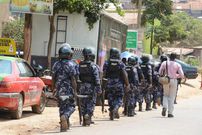 Heavy security deployment in Kampala