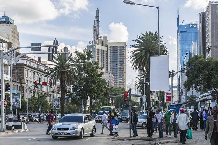 An image of Nairobi CBD Photo by Ninara
